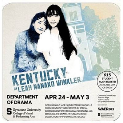 Leah Nanako Winkler's KENTUCKY to Close SU Drama's 2025/26 Season