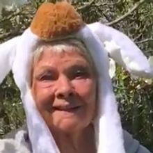 VIDEO: Dame Judi Dench Dons a Bunny Hat and Wishes Everyone a Happy Easter