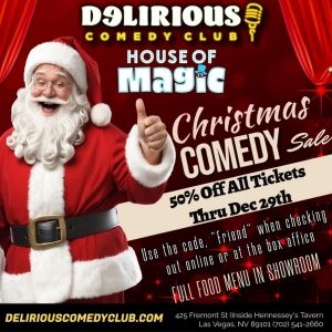 Delirious Comedy Club to Offer 50% Off All Tickets Through The End Of The Year