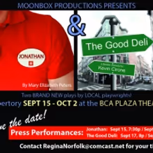 Moonbox Productions' Presents JONATHAN and THE GOOD DELI, September 15- 18