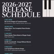 Heresy Records to Release Six Piano Albums Featuring Glass, Liszt and Bowie