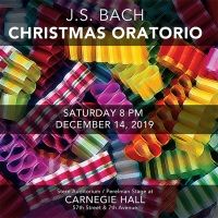 The Cecilia Chorus Of New York Presents Bach's Christmas Oratorio On December 14 At…