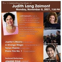 75+1 Celebrating Composer Judith Lang Zaimont's 75th Birthday to be Presented at New  Interview