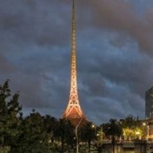 Melbourne's Iconic Spire Lit As A Beacon Of Hope For Victoria