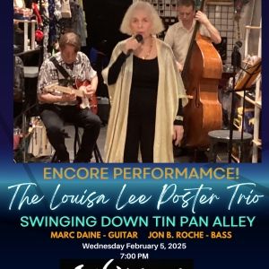 Louisa Lee Poster To Present SWINGING DOWN TIN PAN ALLEY at Silvana