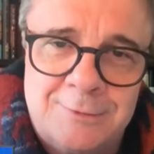 VIDEO: Nathan Lane Gives Stephen Colbert A Tour of His Showbiz Memorabilia