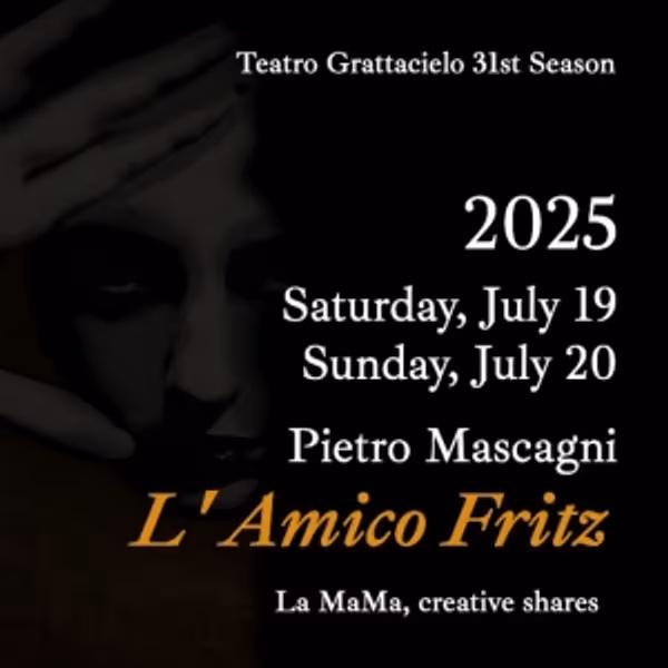 L'AMICA FRITZ to be Presented at Teatro Grattacielo in July Photo