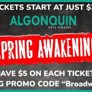 Special Offer: SPRING AWAKENING at Algonquin Arts Theatre