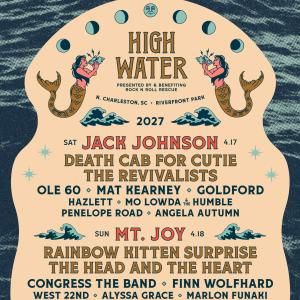 High Water Fest Announces 2027 Lineup With Jack Johnson, Mt. Joy