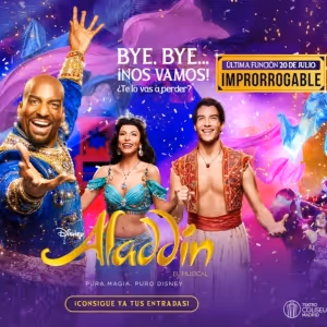 ALADDIN se despide de la Gran Vía madrileña este domingo