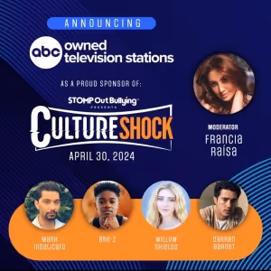 STOMP Out Bullying's Free 6th Annual CULTURE SHOCK Livestream Returns April 30