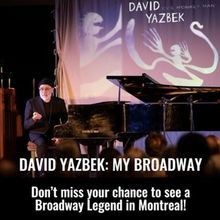 Spotlight: DAVID YAZBEK: MY BROADWAY at Segal Centre for Performing Arts