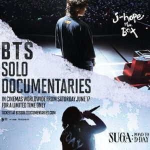 'j-hope IN THE BOX' & 'SUGA: Road to D-DAY' Coming to Cinemas