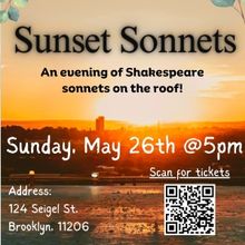 RiffRaff NYC to Present SUNSET SONNETS: Shakespeare Under The Stars In Williamsburg