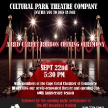 Red Carpet Event to Reopen Cultural Park Theatre Company This Month