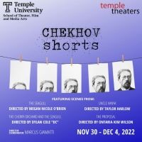 Temple Theaters Shares MFA Directors' CHEKHOV SHORTS