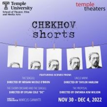 Temple Theaters Shares MFA Directors' CHEKHOV SHORTS