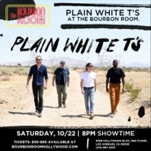 Grammy-Nominated Band Plain White T's Announce Show at the Bourbon Room Hollywood