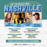 INTRODUCING NASHVILLE Four Artist Series Returns To AU & NZ March 2020