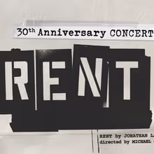 Rent 30th Anniversary Performance Set for October at the Richard Rodgers Theatre