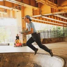 Skateboarders and Actors Present A SKATE PLAY in Local Skate Park