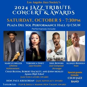 LA Jazz Society To Honor Salutes Renowned Bassist Marcus Miller, Kris Bowers and…