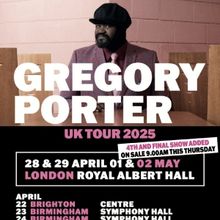 Gregory Porter Adds London's Royal Albert Hall Date for May 2025