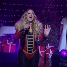 VIDEO: Watch Mariah Carey Perform 'All I Want For Christmas Is You' on THE LATE LATE 