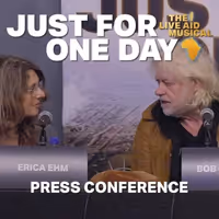 Video: Bob Geldof, Luke Sheppard, and Jamie Wilson Talk Live Aid Musical JUST FOR… Video