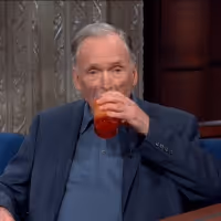 VIDEO: Dick Cavett Drinks Marlon Brando's Favorite Cocktail on THE LATE SHOW WITH… Video