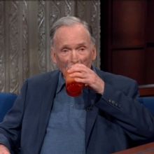 VIDEO: Dick Cavett Drinks Marlon Brando's Favorite Cocktail on THE LATE SHOW WITH…