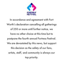 Fortress Festival Announces Postponement of Fourth Annual Music Festival