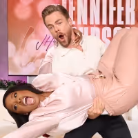 VIDEO: Derek Hough Gives Jennifer Hudson a Ballroom Dance Lesson on THE JENNIFER…