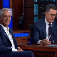 VIDEO: Rahm Emanuel Talks Mayors on THE LATE SHOW WITH STEPHEN COLBERT
