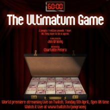 World Premiere Of New Play, THE ULTIMATUM GAME Live Streams On Sunday