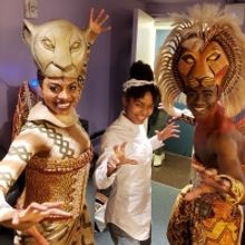 Photo Flash: GROWN-ISH Star Yara Shahidi Visits THE LION KING
