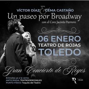 Víctor Díaz y Gema Castaño ofrecerán un concierto en Toledo el Día de Reyes