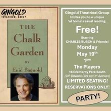 Charles Busch to Star in THE CHALK GARDEN Reading at Gingold Theatrical Group