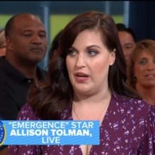 VIDEO: Allison Tolman Talks EMERGENCE on GOOD MORNING AMERICA!
