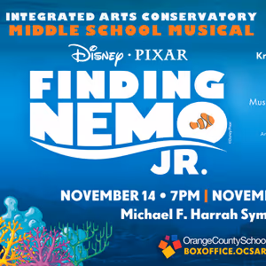 FINDING NEMO JR. to be Presented at Orange County School Of The Arts