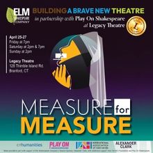Elm Shakespeare Company and Play On To Present MEASURE FOR MEASURE