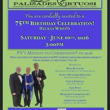 Palisades Virtuosi to Celebrate Pianist Ron Levy's 75th Birthday in Free Concert