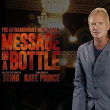 Video: Sting Talks MESSAGE IN A BOTTLE at New York City Center