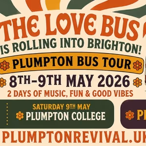 PLUMPTON REVIVAL LOVE BUS TOUR Brings Free Live Music to Brighton and Plumpton…