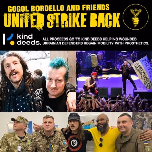 Gogol Bordello, Green Day, Fugazi, Dead Kennedys Members Release Ukrainian Charity…