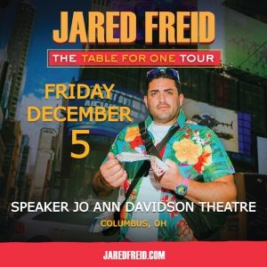 Jared Freid to Bring THE TABLE FOR ONE TOUR to Speaker Jo Ann Davidson Theatre