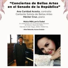 La Contralto Ana Caridad Acosta Y El Pianista Héctor Cruz Interpretarán Obras De Ma