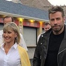 Photo: Olivia Newton-John and John Travolta Don GREASE Costumes For Film Sing-A-Long