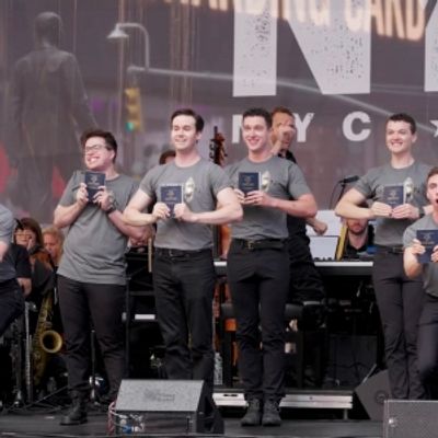 Video: Broadway Celebrates NYC's 400th Birthday in Times Square