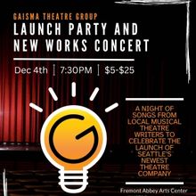 Gaisma Theater Group to Present Company Launch Party And New Works Concert
